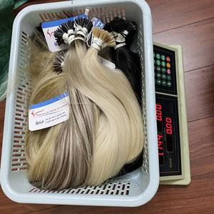Keratin I tip Straight Cabello de color vietnamita Extensiones de cabello humano precio al por mayor fábrica lista para enviar - Product Image 3