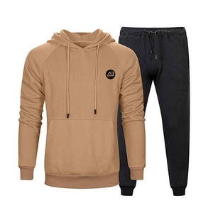Ropa deportiva informal para hombre, precio al por mayor, chándal para correr, sudadera con cremallera y pantalón, conjunto de dos piezas, chándal de entrenamiento para hombre - Product Image 4