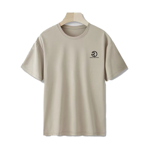 T-shirt vierge de haute qualité 100% coton avec logo personnalisé T-shirt unisexe respirant surdimensionné - Product Image 5