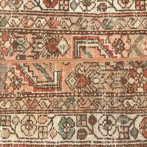 Alfombra Turca Vintage de 1.9x4.5 pies, Alfombra Pequeña Marrón de Lana Ombr - Product Image 3