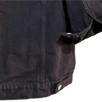 Erkek Beyaz Kot Slim Fit Ceket İşlemeli Düğme Patchwork Tasarım Özel Logo Rüzgar Geçirmez Yüksek Kalite Pamuk/Polyester