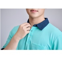 Polos Lacoste en maille respirants et anti-humidité, à impression/broderie, coupe classique, transfert thermique, 200 grammes, vierges, doux