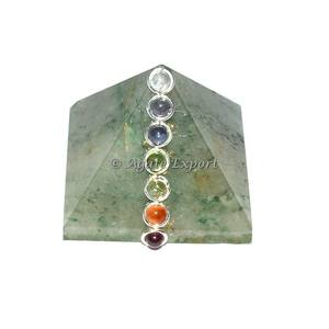 Pirámides de orgón de Aventurina de piedra curativa natural con Rudraksha para protección curativa EMF - Product Image 5