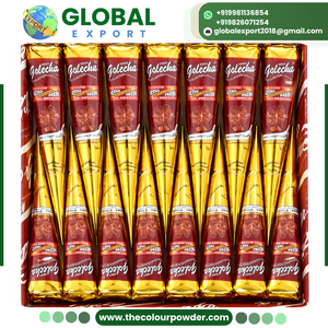 Best Selling Maroon <b>Henna</b> Tube Cone Set Herbal Ingredients Premium Grade 3-Year Shelf Life Used Salons Professional Artists - Product Image 2