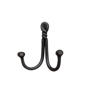 New arrival <b>wall</b> <b>mounted</b> double design powder coated finished iron hook for multipurpose <b>hanging</b> <b>clothes</b> bedroom organizer - Product Image 5