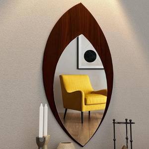 Miroirs muraux en bois au design moderne abordable avec verre à motifs élégants, décoration intérieure idéale à prix de gros bon marché - Product Image 6