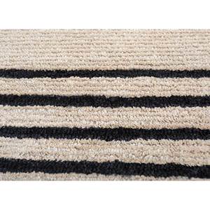 Tapis en laine et viscose tufté à la main à motif géométrique Tra-14827 gris et noir 'Pathways' pour usage domestique - Product Image 3