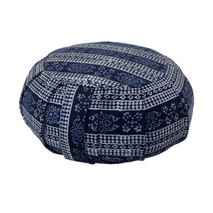 Cotton Zafu Round <b>Meditation</b> Cushion with Pleated Design for Relaxation & Focus-Outdoor <b>Pillows</b> & Cushions at Best Price - Product Image 3