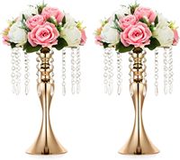 Porte-fleurs européen en métal pour table de mariage centres de table décoratifs décor de maison fête de ferme décoration de penthouse