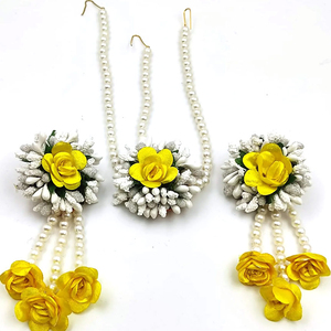 New Design Customized Wedding Mehndi Mayo Jewelry Set for Women Handmade Best Quality Low Price Necklace Earrings <b>Bracelet</b> - Product Image 2
