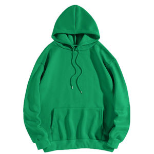 Sweat à capuche en molleton de coton 350 pour homme avec logo personnalisé, chaud, uni, à capuche, vêtements de grande taille, pull avec poche kangourou - Product Image 4
