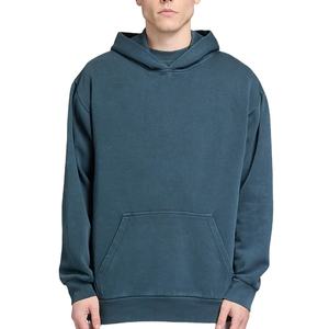 Venta al por mayor 500 GSM 100% algodón grueso en blanco liso peso pesado de gran tamaño de talla grande sudaderas con capucha para hombre Unisex pulóver logotipo personalizado Sudadera con capucha - Product Image 1