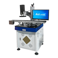 Beste leverancier 3D 5W 10W UV-lasergraveermachine voor het graveren van wijnglazen met gebogen oppervlak