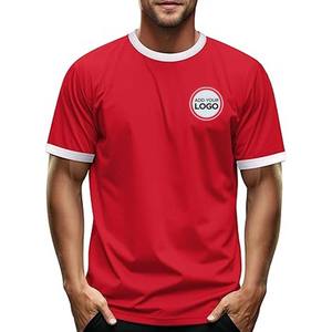 Camisetas de entrenamiento para hombres Athletic Running Gym Ringer Camiseta Camisetas personalizadas Hombres - Product Image 2