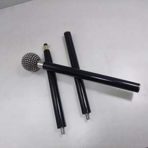 Cannes victoriennes décoratives et bâtons de marche pour hommes et femmes-36 "Brown Ebony Brass Handle Unisex Derby Foldable Canne - Product Image 2