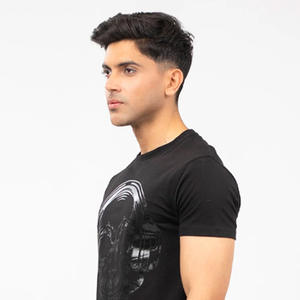 เสื้อยืดผ้าคอตตอนพิมพ์โลโก้ได้ตามต้องการเสื้อยืดลำลองสำหรับทั้งชายและหญิง - Product Image 5