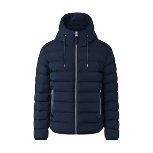 เสื้อแจ็คเก็ตบับเบิ้ลแบบมีฮู้ดสำหรับผู้ชาย ขายส่ง ผลิตตามสั่ง เสื้อแจ็คเก็ตฤดูหนาวจากปากีสถาน คุณภาพสูง - Product Image 1