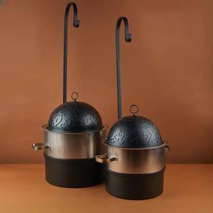 Casserole au moyen-orient couvercle de calligraphie arabe avec support porte-couvercle élégant Hotpot Ramadan spécial chauffe-plats Buffet serveur - Product Image 6