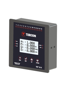 Relais de contrôle de puissance réactive Tibcon Série TET compatible SVC, contrôleur de facteur de puissance à 18 étapes, tension universelle, protection IP40 - Product Image 3