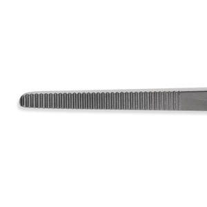 Forceps à tissus DeBakey manuel droit, pointes de 2 mm, acier inoxydable allemand, 7,5'' (19 cm), avec plateforme d'insertion TC, ensemble d'instruments plats - Product Image 5