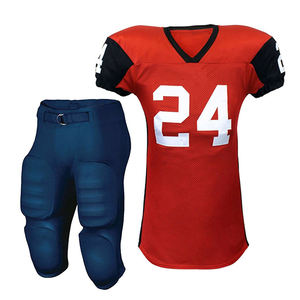 Uniforme de Fútbol Americano para Hombre ZATA SPORTS de la Mejor Calidad, Diseños Personalizados, Impresión Sublimada, Manga Corta, 100% - Product Image 4