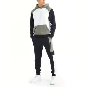 Conception supérieure personnalisée 100% coton hommes Sport survêtement pour jogging et course ensemble de survêtement d'entraînement - Product Image 1