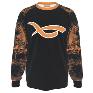 เสื้อสเวตเตอร์คอกลมใส่ได้ทั้งชายและหญิงเสื้อสเวตเชิ้ตผ้าขนแกะปักโลโก้แบบกำหนดเอง - Product Image 1