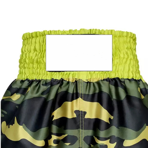 กางเกงมวยไทยสั่งทำพิเศษสำหรับผู้ชาย สำหรับศิลปะการต่อสู้มวยไทย กางเกงสำหรับฝึกซ้อมในยิม ออกกำลังกาย MMA ขายส่ง กางเกงมวยไทยแบบยูนิเซ็กซ์ - Product Image 4