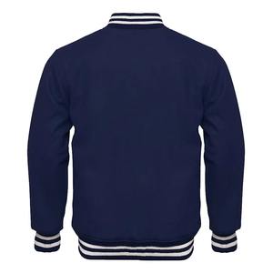 Chaqueta de Béisbol Casual de Moda para Hombre, Estilo Urbano, Ropa Deportiva con Mangas Largas, Diseño en Blanco, Venta al Por Mayor de Fábrica - Product Image 6
