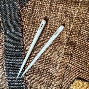 Aguja de Hilo Cónica de Hueso de Búfalo Moderna, Impermeable, Hecha a Mano, Tallada Naturalmente, Tamaños Personalizables, Herramienta para Tejer y Crochet - Product Image 4
