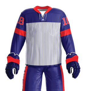 Diseña tu propio uniforme de hockey sobre hielo, uniforme de hockey sobre hielo ligero, cómodo uniforme de hockey sobre hielo a la venta, transpirable - Product Image 4