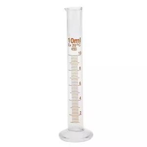 Heat-Resistant 25ml Measuring <b>Cylinder</b> made from Graduated Borosilicate <b>Glass</b> Labware for Scientific Use - Product Image 3