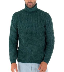 Pull respirant en laine de coton de couleur unie qualité supérieure vêtements pour hommes pull chandails vêtements d'hiver en gros meilleure vente - Product Image 1