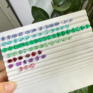 Saphir de laboratoire Goldleaf, pierre précieuse de taille brillante, bleu/rouge/jaune/vert/rose, tailles de 3 mm à 10 mm - Product Image 5