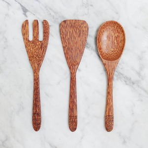 Espátulas de cocina de madera de Coco para remover ingredientes, espátula de madera duradera de primera elección - Product Image 4