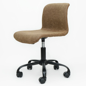 GAKJB-066X Contemporary Leather Upholstered Swivel Office <b>Chair</b> with Adjustable Height and Headrest for Bedroom or Workshop Use - Product Image 1