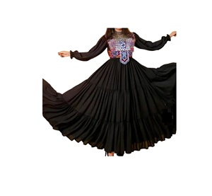 ชุด kuchi แบบอัฟกานิสถานชุดเดรสชนเผ่าวินเทจแบบชนเผ่าเดรสคูจิแบบดั้งเดิมมีหลายสีสำหรับงานปาร์ตี้แบบอัฟกานิสถาน/ปากีสถาน - Product Image 4