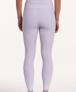 Legging en laine sans couture taille moyenne pour femmes de haute qualité tissu tricoté polaire respirant vêtements d'hiver décontractés avec logo personnalisable - Product Image 4