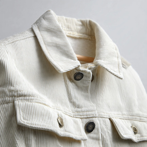 Button Down Thickened Women <b>Corduroy</b> <b>Jacket</b> Heavyweight Duck <b>Corduroy</b> <b>Jacket</b> <b>Ladies</b> Collar Trucker Bomber Coat Women's - Product Image 4