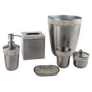 ชุดเครื่องใช้ในห้องน้ำวัสดุไม้ชุดอุปกรณ์ห้องน้ำสำหรับตกแต่งห้องน้ำในบ้านดีไซน์มหัศจรรย์ - Product Image 4