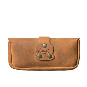 กล่องใส่แว่นตาหนังแท้ทำมือใส่แว่นกันแดดใช้ได้ทุกเพศและแว่นตาอ่านหนังสืออุปกรณ์เสริมสำหรับผู้ชายและผู้หญิง - Product Image 6