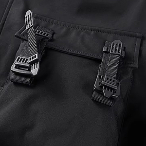 OEM personalizado bordado Logo invierno bombardero chaqueta de cuero acolchado Letterman College hombres rompevientos con chaquetas bordadas - Product Image 3