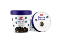 Moras Congeladas Saladas Cubiertas de Chocolate, Vaso de 150gr, Chocolate con Leche Vegano 100% Natural, Caja de Snacks Saludables, Cadena de Frío
