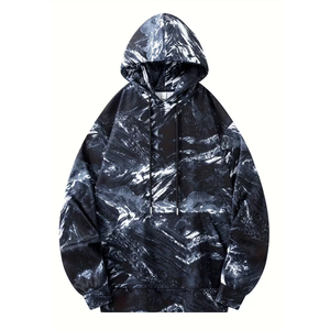 New Arrival High Quality Customized Men Hoodie 100% Cotton Fleece <b>Screen</b> Printed Breathable Wholesale Low Price Men Hoodie - Product Image 1