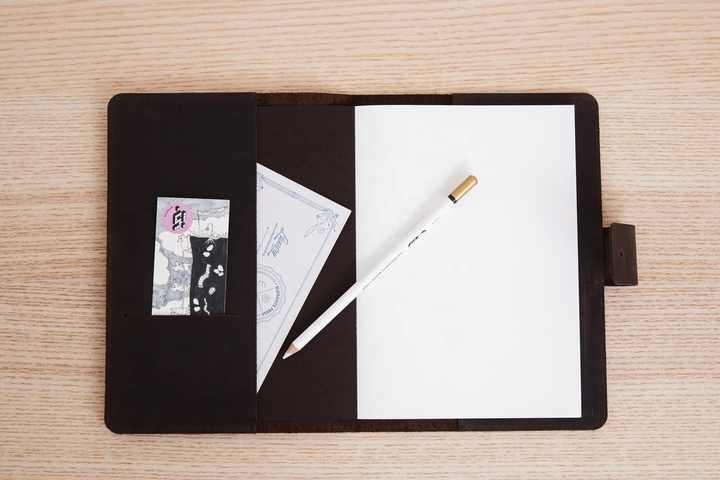 Leather Cover A5 With Pockets Travel Journal Refillable Planner Travelers Notebook Portfolio Case LP5-0052