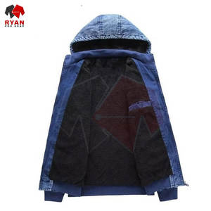 Ryan Pro Gear Customized <b>Denim</b> <b>Jacket</b> for Men Comfortable and Breathable Fabric with <b>Custom</b> Logo ODM Design - Product Image 3