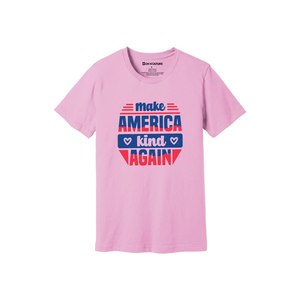 Kindness Themes Print 100%cotton Fabric T-shirt 160-180 to Heavy GSM 12 Color Available Customized Your Own Design & Placement - Product Image 2