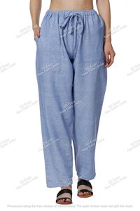 Conjunto de pijama de algodón nepalí azul verde para mujer, ropa de dormir tribal étnica cómoda y ropa de descanso, estilo diario Sexy para el verano - Product Image 3