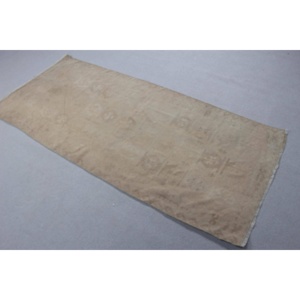 พรมตุรกี, พรมขนาด 2.9x6.5 ฟุต, พรมลายดอกไม้สีน้ำตาลคิลิม - Product Image 2