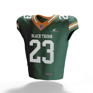 Maillot de football américain par sublimation de qualité supérieure vêtements d'équipe pour jeunes hommes maillots de football personnalisés OEM ODM - Product Image 5